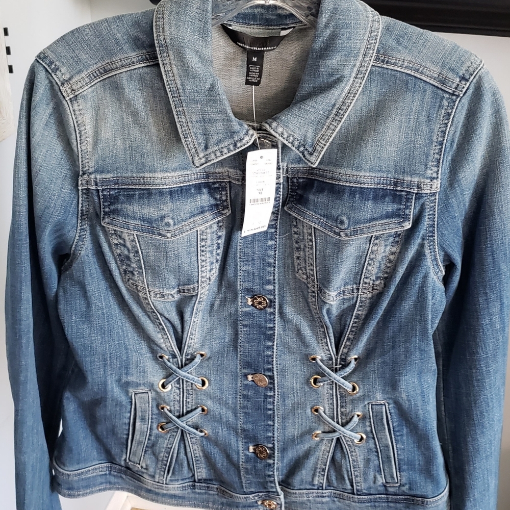 White House Black Market Jean Jacket